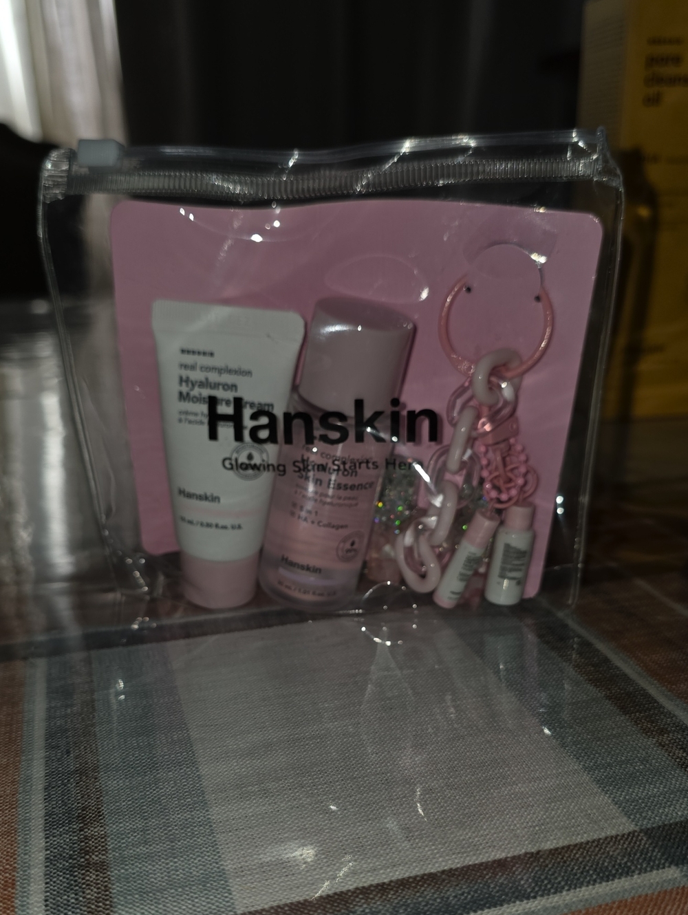 Hanskin Travel Size Glowing Skin Starts Here Kit
